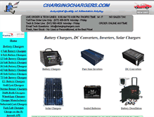 Tablet Screenshot of chargingchargers.com